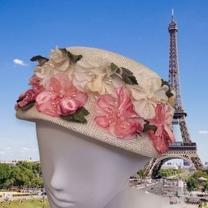 Vintage 50s Floral Hat